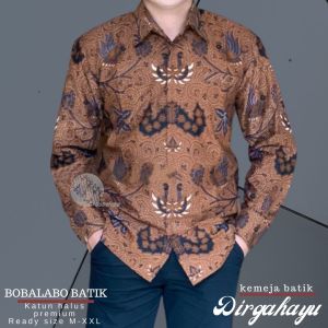 Baju Batik | Batik Panjang Pria | Kemeja Pria Lengan Panjang Lapis Furing Premium