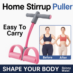 Fitness Resistance Bands Pedal Ankle Puller Multi-Functio