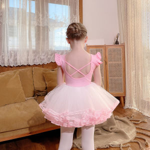 Váy Múa Ba Lê Dài Tay Cộc Tay KIDSBALLET Váy Múa Rời Lưng Dây Váy Múa Cho Bé Váy Múa Bale Váy Múa Trẻ Em