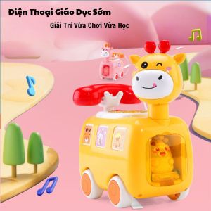 Đồ Chơi Điện Thoại Hươu Cao Cổ Bắn Thú Chạy Pin Có Đèn phát nhạc đáng yêu cho bé - Tiệm Nhà sóc 2023