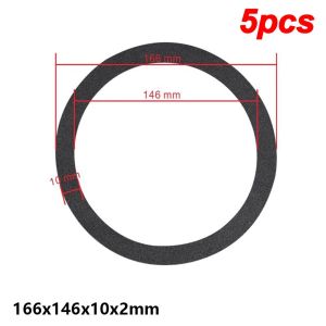 ANANAA 5Pcs Loa 3/4/5/6.5/8/10 Gioăng kín loa Chống sốc Mút xốp EVA Gioăng loa EVA Bền bỉ Bộ đệm âm thanh Đệm loa Sửa chữa loa tweeter FOCAL