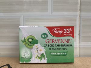 Xà bông cục Gervenne 120g (tăng thêm 33%) mẫu mới.