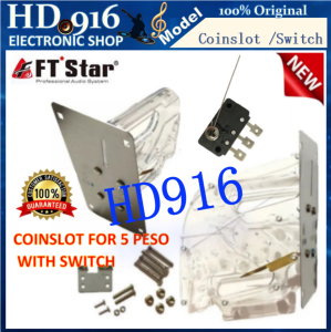 HD916.SHOP 1pcs Coinslot /Switch Coin Slot (5) Piso For New & Old Coins With Switch
