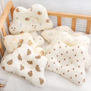 Gối chống lõm cho bé đám mây gối chống méo đầu chất liệu bông Organic mềm mịn kháng khuẩn