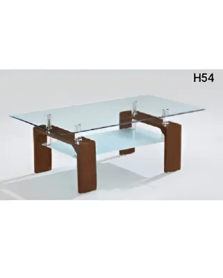 Meja Tamu Kaca / Meja Kopi / Coffe Table / Meja Ruang Tamu / Meja Kaca Minimalis - H54