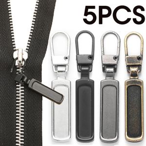 5Pcs Detachable Zipper Head Universal Metal Pullers Zipper DIY Sewing Bags Down Jacket Zipper Sliders Head Zippers Repair Kits