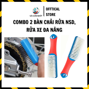 COMBO 3 Bàn Chải Chà Sên Đa Năng Rửa Xe Đa Năng