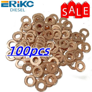 100PCS F00VC17505 Injector Nozzle Copper Washer F00VC17504 F00VC17503 F00VC17502 Diesel Sprayer Gasket F00VC17506 for Shim