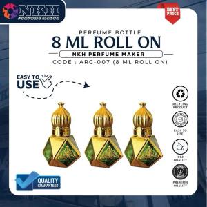 [ 1 PCS ] BOTOL KOSONG MINYAK WANGI 8ML ARABIC ROLL ON ( ARC-007 )