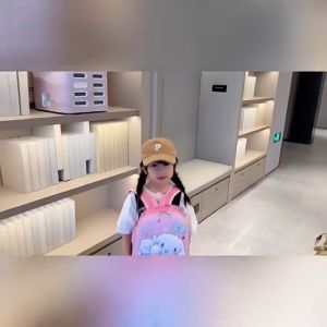 Children Large Capacity Backpack Cute Cartoon 3D Hard Shell Kuromi Melody Kids School Bag for Girls