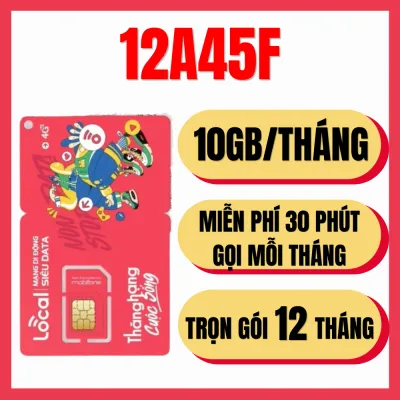 ( SALE GIÁ GỐC ) SIM 5G Trọn Gói 1 Năm Không Giới Hạn Dung Lượng Data - Dùng Cả Năm Không Cần Nạp Tiền | MDT350 MDT255 12FD60 12F200 12TK135 12MFY 12MDT50 12MDT150 6MDT150 12MXH80Y 12TK135 . FREESHIP - CHƯA KÍCH HOẠT.