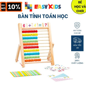 Đồ Chơi Giáo Dục Bàn Tính Toán Học Thông Minh Tặng Kèm 100 Thẻ Số 100 Que Tính Nhiều Màu