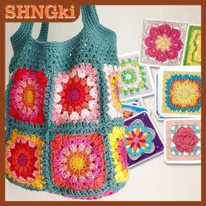 ❤❤❤Hot Sale SHNGki ชุดถักลายตารางสำหรับผู้ใหญ่ชุดถักลายคุณยาย50ชิ้น กล่อง