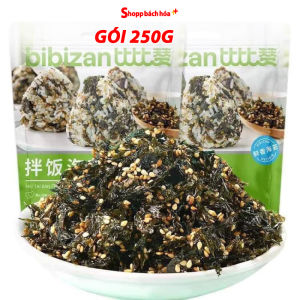 Rong biển trộn cơm ăn liền Bibizan sấy mè cung cấp dinh dưỡng cho cơ thể - Khối lượng 250g