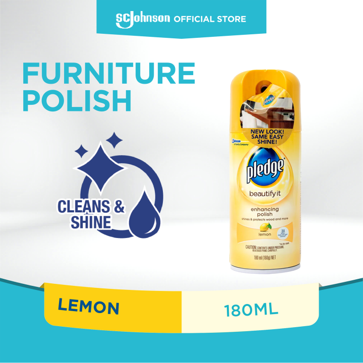 Pledge Furniture Lemon 180ml Lazada PH