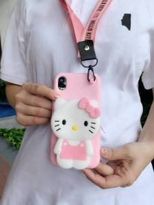 Hellokitty Wallet Cartoon Silicon case for Samsung A10 M10 A20 A30 A30S A50 A50S A70 A70S
