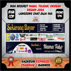 Spanduk Banner Konter / Banner Pulsa