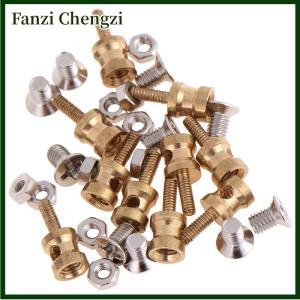 Fanzi 10Pcs Brass Linkage Stopper for 2.1mm Pushrod Connector for RC plane Model