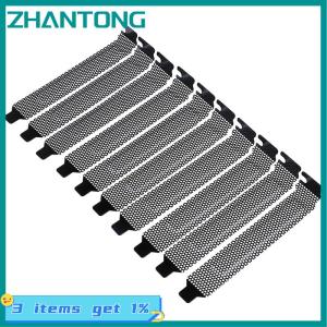 ZHANTONG 10Pcs New black PCI slot cover dust filter blanking plate hard steel