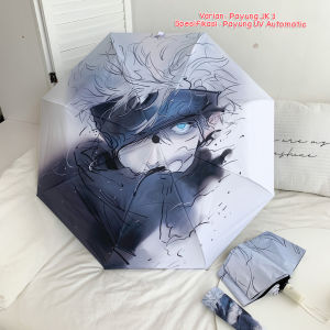 Payung UV Model Pedang Samurai Demon Slayer | Payung Tanjiro Kamado | Payung Anime Demon Slayer | Payung Kimetsu no Yaiba | Aksesoris Cosplay | Perlengkapan Cosplay | Pedang Cosplay | Demon Slayer Anime Katana Umbrella