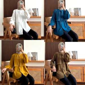 TRIANA BLOUSE LAYER DEPAN / ATASAN WANITA / BLOUSE WANITA / BLOUSE POLOS