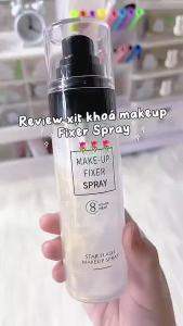 Xịt khóa Makeup Star Flash Make Up Spray 8 Hours Wear Xịt giữ makeup cố định lớp trang điểm lâu trôi LUXE059