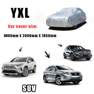 2025 New car cover car cover waterproof and sunproof PVC 3 Layer Cotton car cover sedan car cover suv pick-up for  INNOVA VIOS with Zipper car cover