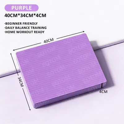 50*40*6cm TPE Cube Balance Foam Pad Thickened Kneeling Mat Yoga Mat Good Quality Abdominal Wheel Mat Flat Support Balance Mat Yoga Mat 瑜伽垫 加厚瑜伽垫防滑 平衡垫