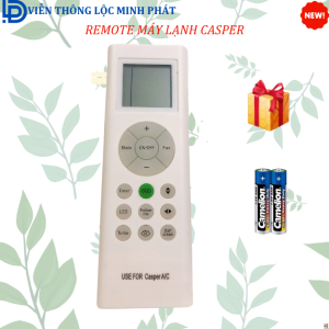 Điều khiển điều hòa CASPER remote máy lạnh CASPER - Tặng kèm pin