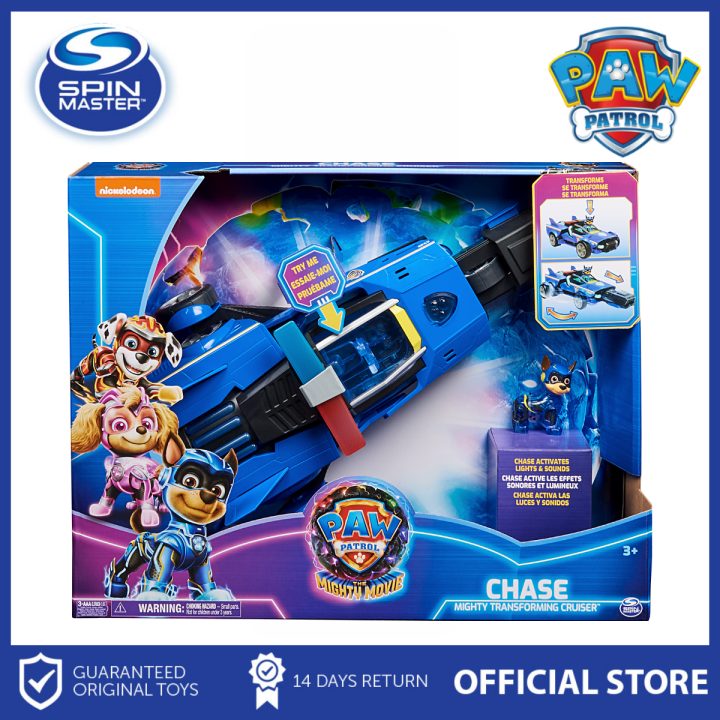 PAW Patrol, Chase’s 5-in-1 Ultimate Cruiser with Lights and Sounds, for  Kids Aged 3 and up