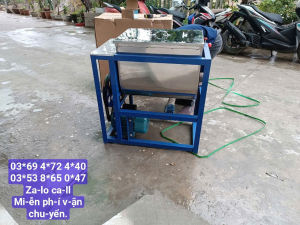 Máy đảo trộn thức ăn chăn nuôi 30kg/mẻ động cơ 3kw