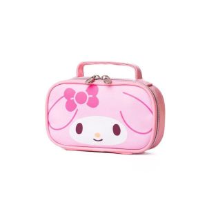【NE UE】 PU Cosmetic Bag Portable Cosmetic Pouch Casual Kuromi Wash Pouch Travel Organizer Cartoon Storage Toiletry Bag Hellokitty Storage Bag