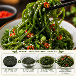 【BUY 5 GET 5】Dried Seaweed Round Pressed - Sweet And Salty Taste Of Dried Shrimp And Seaweed