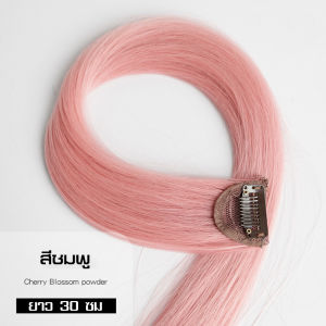 แฮร์พีช ช่อไฮไลท์ ผมปลอม กิ๊บไฮไลท์ผม แบบตรง วิกผมไฮไลท์ วิกผมผู้หญิง ช่อไฮไลท์ กิ๊บติดผม แฮร์พีช ติดง่าย มี 6 สี ให้เลือก