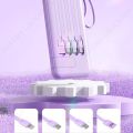 20000mAh Power Bank Fast Charge Portable Powerbank Built In 4 Cables For iPhone Samsung QC PD 22.5W Charge Flashlight. 