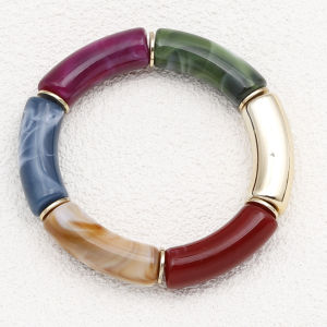 Một Màu Thời Trang Acrylic Vòng Tay Nữ Dubai Âu Mỹ Hẹn Hò Nữ Trang Sức Hoang Dã