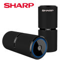 SHARP Air Purifier เครื่องฟอกอากาศในรถยนต์ กำจัดฟอร์มาลดีไฮด์ HEPA13 การทำความสะอาดด้วยไอออนลบ เครื่องฟอกอากาศ ปิดเสียง ไอออนลบฆ่าเชื้อกลิ่น. 