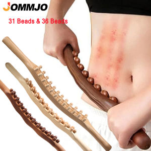 1Pcs Wood Therapy Lymphatic Drainage Massage Roller Stick Tool Myofascial Release Tool Stomach Cellulite MassagerEase Neck Back2026