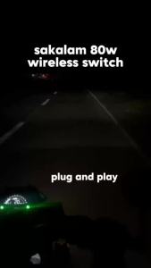 SAKALAM 80 watts WIRELESS SWITCH  waterproof PLUG AND PLAY