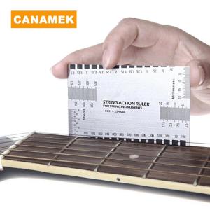 【CANAMEK】 Steel String Action Gauge Ruler Guide Setup Measuring Luthier for Guitar Bass