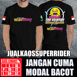 BAJU KAOS DISTRO JANGAN CUMA MODAL BAC0T