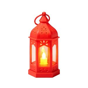 DFYER56 Flameless Christmas LED Candle Light Retro Warm Light Mini Square Night Lights Creative Halloween LED Atmosphere Lamp Wedding