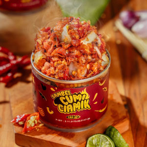 Eatsambel Paket Hemat Isi 3 Kaleng - Sambal Cumi Ciamik/Cakalang Rindu/Ayam Suwir 150g 100% Halal