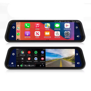 Camera hành trình gương ô tô CARPLAY A10 màn hình 10inch Độ phân giải 4k siêu nét Hỗ trợ quay đêm cực tốt[Bảo hành 12 tháng]