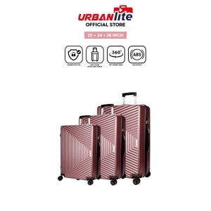 URBANlite Trapez 3in1 (20"+24"+28" inch) Spinner Wheels Hard Case Luggage - ULH9913