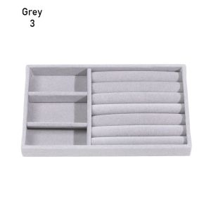 ALLLUCK With Lid Travel Jewelry Tray Case Fashion Ornaments Organizer Bracelets Rings Storage Jewelry Accessory Earring Holder Rotating Jewelry Box