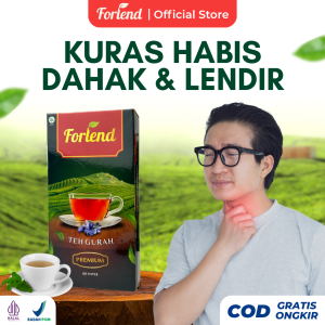 FORLEND Teh Gurah Keluarkan Lendir & Dahak Redakan Batuk Flu & Sesak Nafas BPOM HALAL 100% Alami
