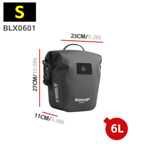 Rhinowalk Xe Đạp Dài Khoảng Cách Cưỡi Pannier Không Thấm Nước Nhanh Chóng Phát Hành 6-25 L dung tích lớn Nội Bộ ngăn riêng Chịu Mài Mòn đi xe đạp Lưu Trữ Hành Lý Vai túi bên phụ kiện xe đạp