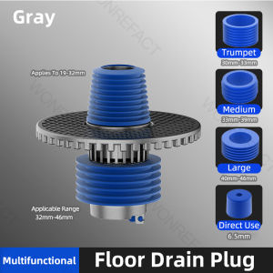 Balcony Washing Machine And Floor Drainage Adapter Can Filter Hair Two In One Universal Sealing Plug Three Way Integrated Floor Drain Core