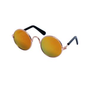 CNIWEN6 Vintage Lovely Pet Supplies For Little Dog Cat Photos Props Eye-wear Reflection Glasses Cat Glasses Pet Sunglasses